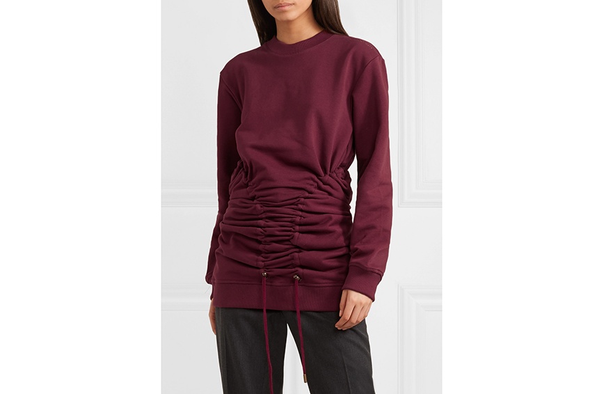 Y:PROJECT Drawstring Cotton-Jersey Sweatshirt ($590)