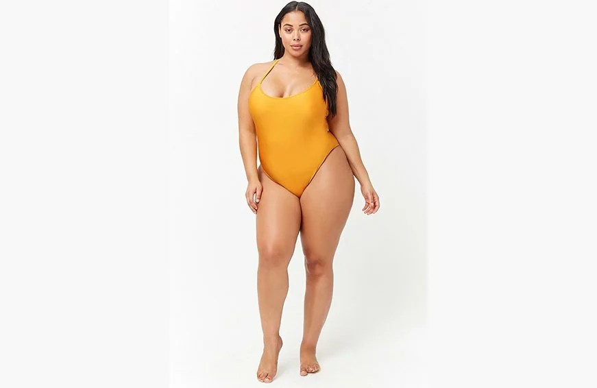 forever 21 crisscross one piece swimsuit