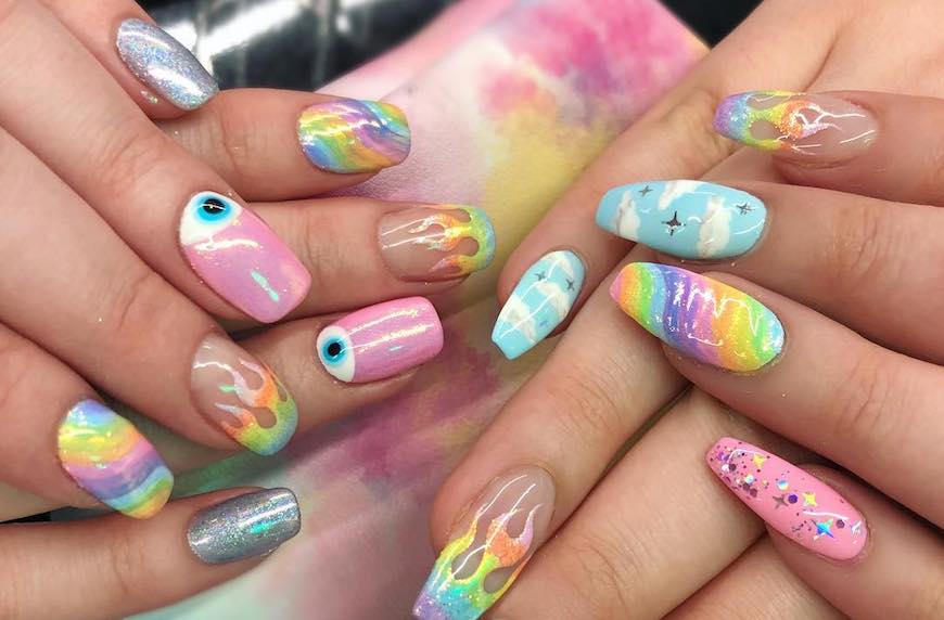 The ballerina nails shape taking over Instagram