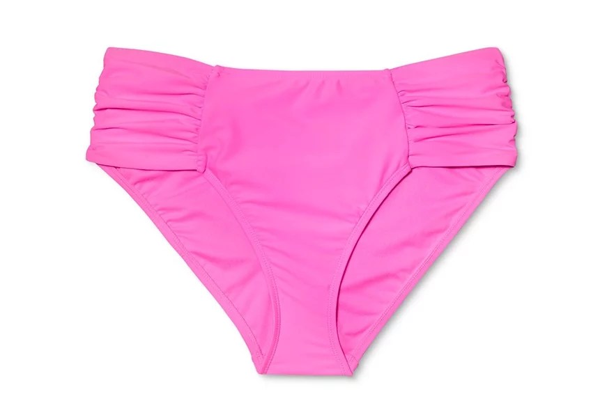 Xhilaration Plus Shirred Tab Hipster Bikini Bottom, $17