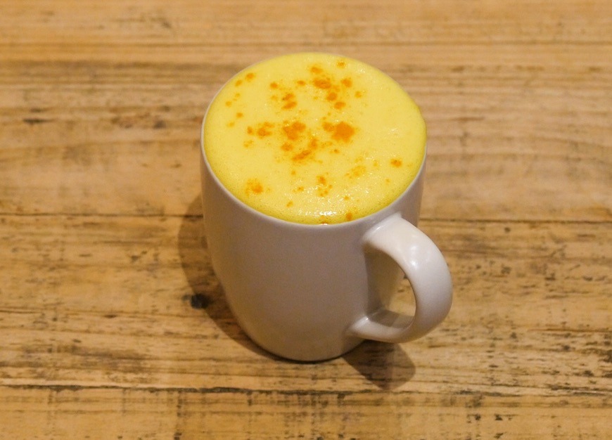 golden milk latte