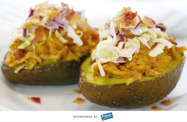 These BBQ Chicken Avocado Boats Are the Easy Dinner-Party Trick You Need