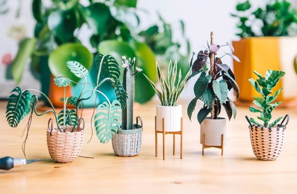 This Artist Creates Itty-Bitty Paper Plants That You'll Want in Every Nook of Your Healthy...