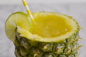 Give your cocktail a golden touch with this pineapple turmeric mezcal recipe