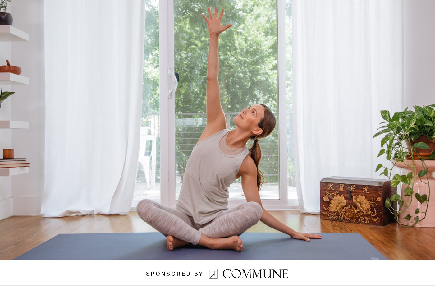commune yoga challenge with adrienne