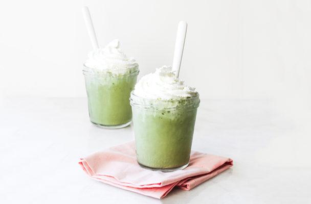 This Matcha-Boosted Frappé Has Protein, Greens, and Caffeine, All in One Drink