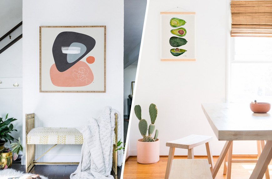 Target home decor now includes Society6 prints