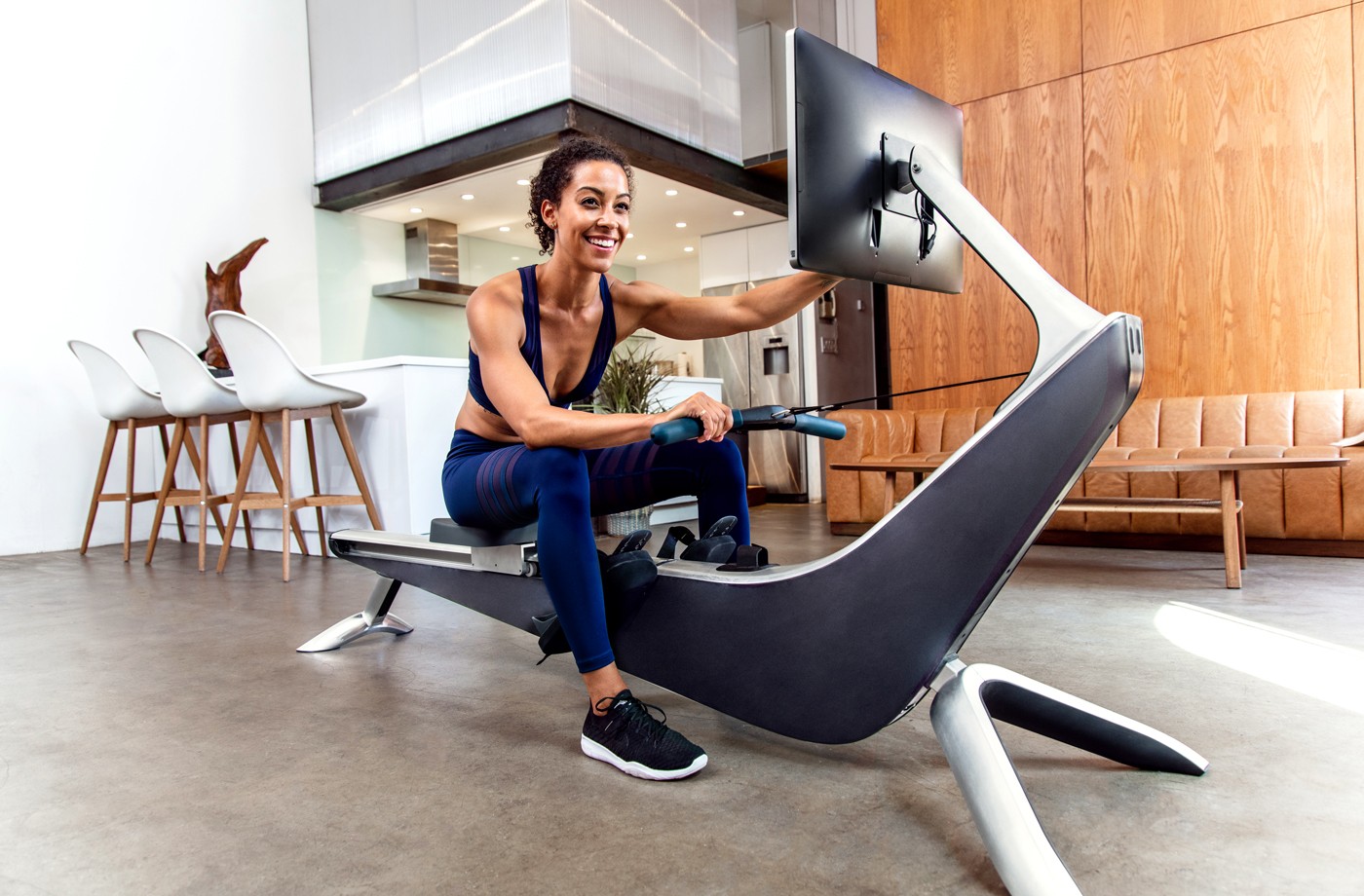 The rowing version of Peloton wants you to feel like you're on an IRL river