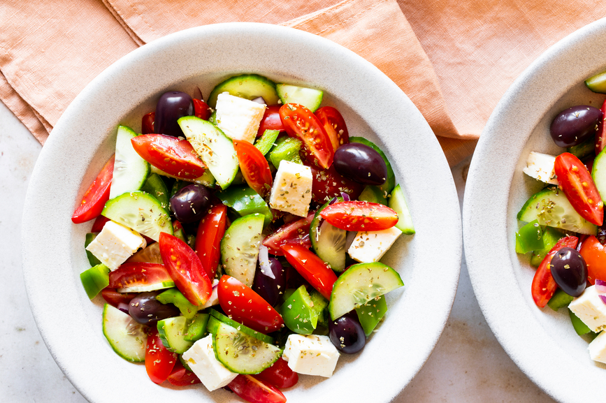 how much salad is too much Greek salad