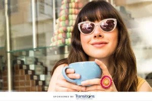 Newsflash: Transitions lenses now have serious style cred—and wellness benefits