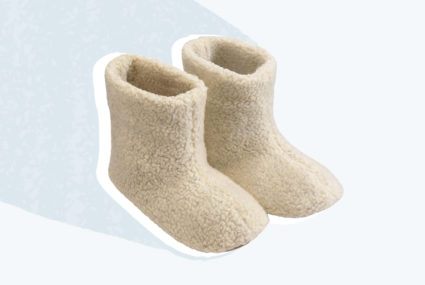 fuzzy boot slippers