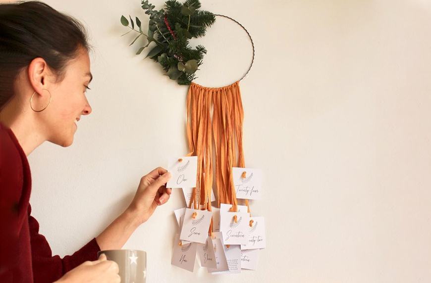 This DIY advent calendar focuses on self-care and mindfulness