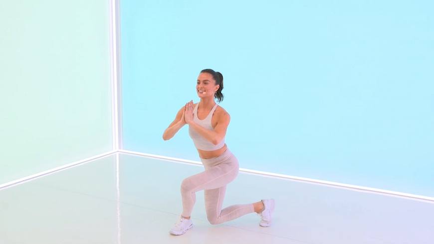 how to do a curtsy lunge