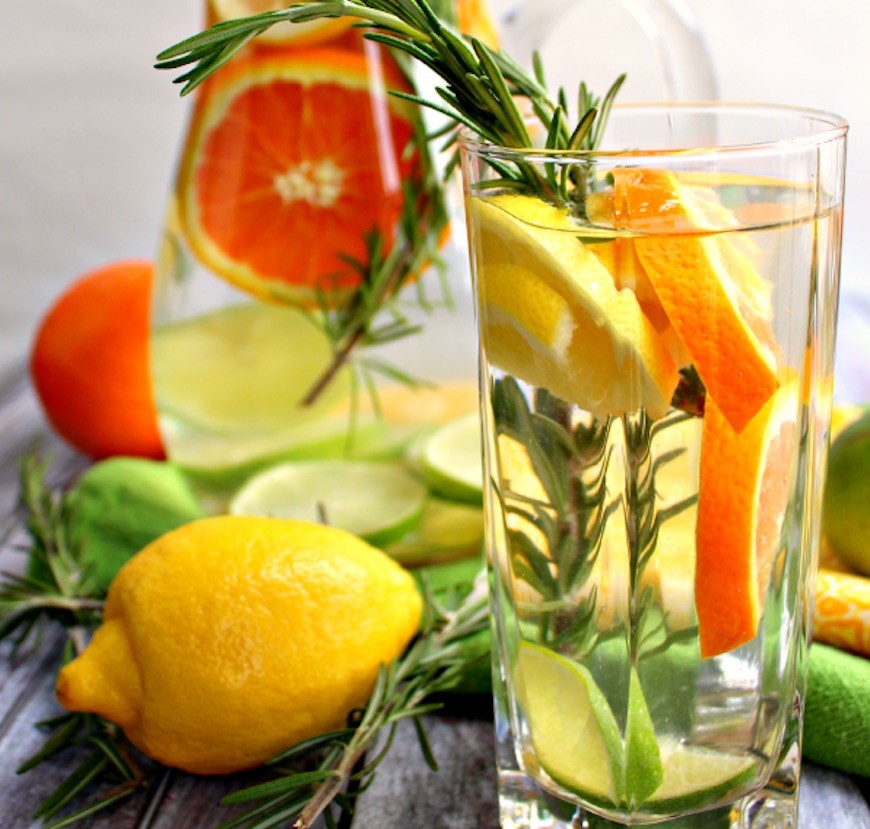 rosemary infused water