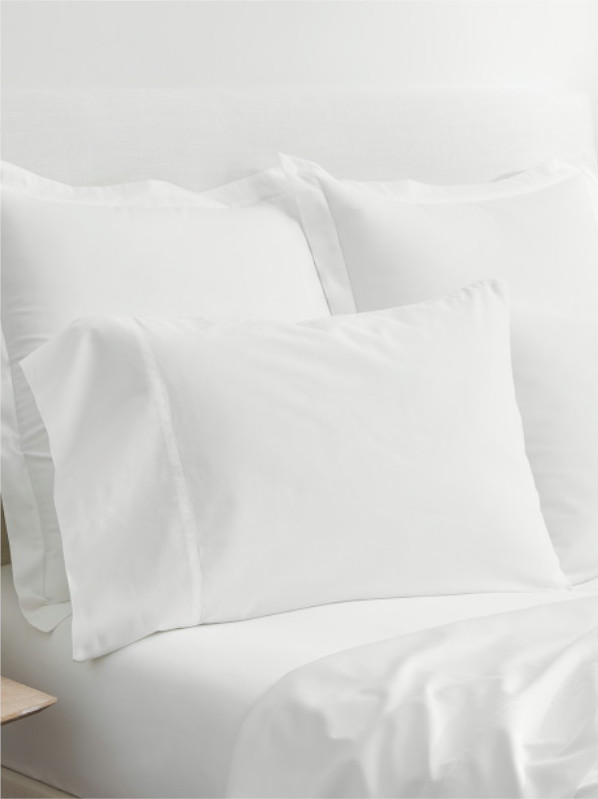 white Boll & Branch eco-friendly bedding