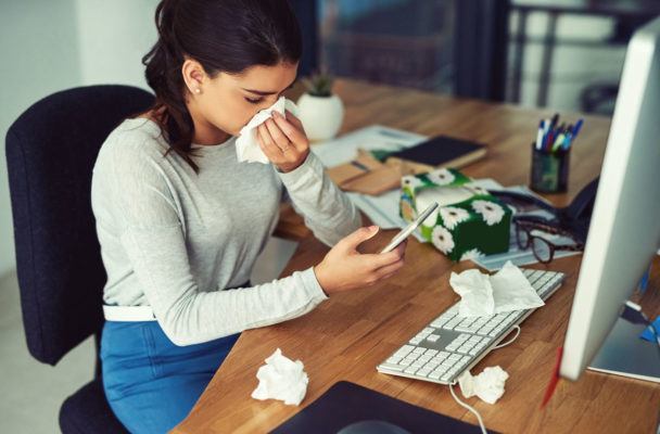 How to Stay Healthy When Your Contagious Coworker Won't Take a Sick Day