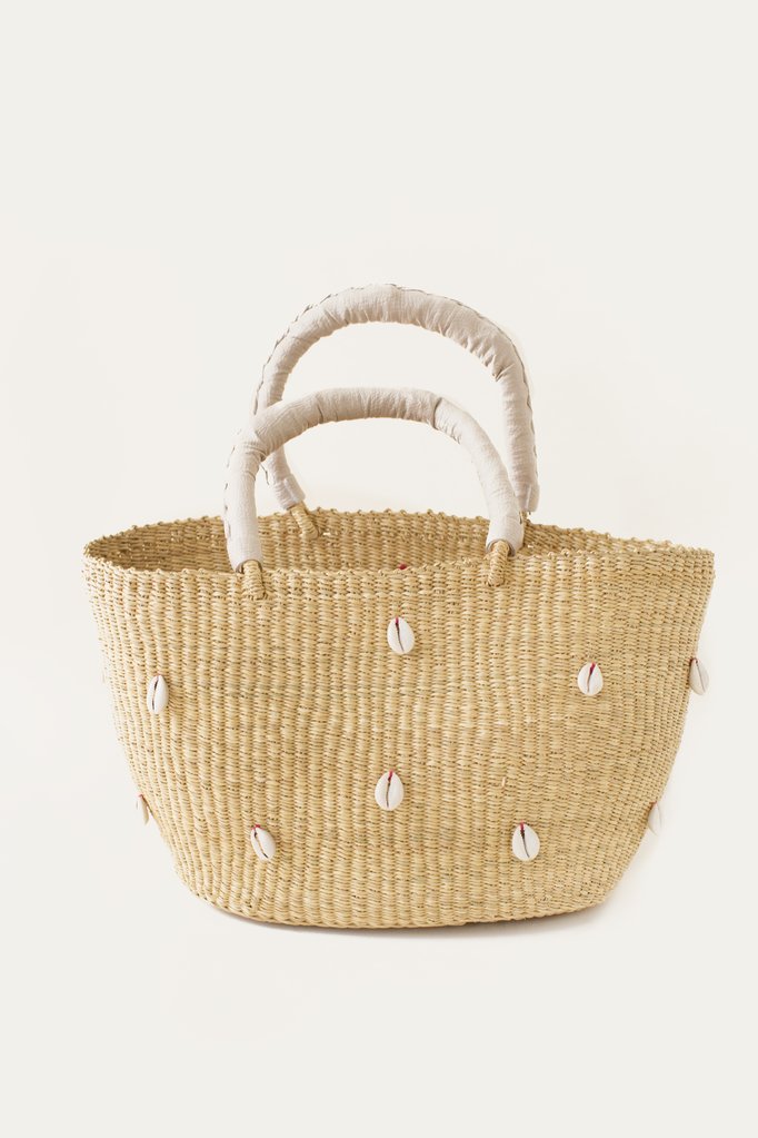 Cowrie Bolga Tote, cute reusable bag