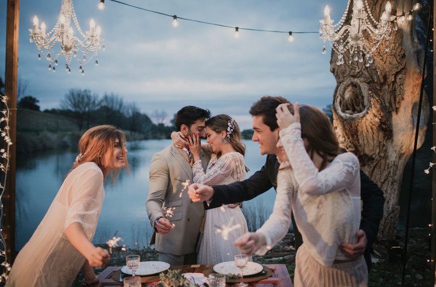 According to Etsy, the celestial wedding trend is on the rise