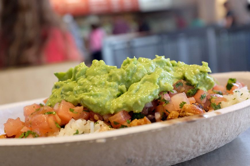 chipotle healthy order