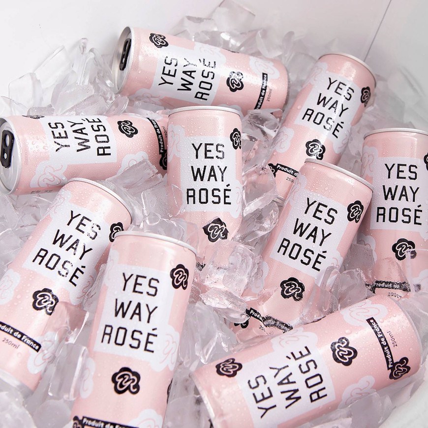 yes way rose canned wine
