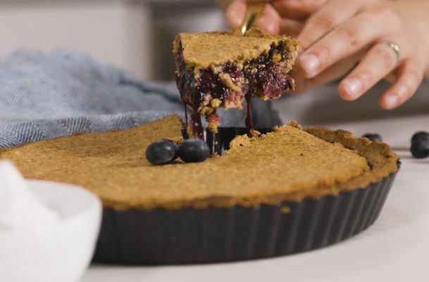 This Healthy Blueberry Pie Is Delicious *and* Will up Your Gut Health