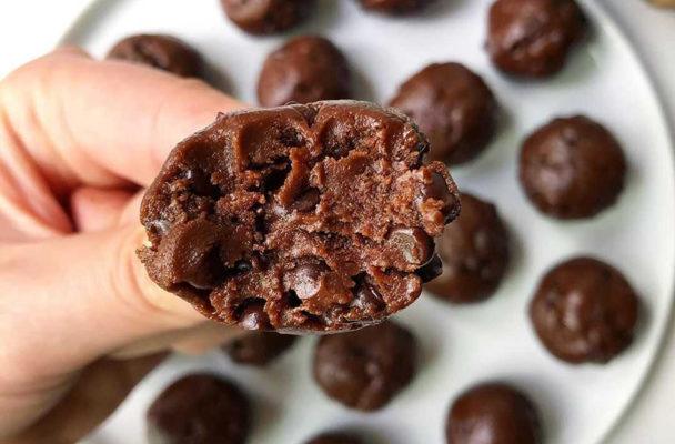 Skip the Oven and Get Right to the Good Stuff With High-Protein Brownie Batter Bites