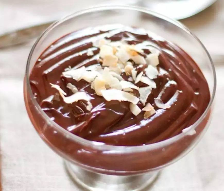 chocolate coconut milk pudding