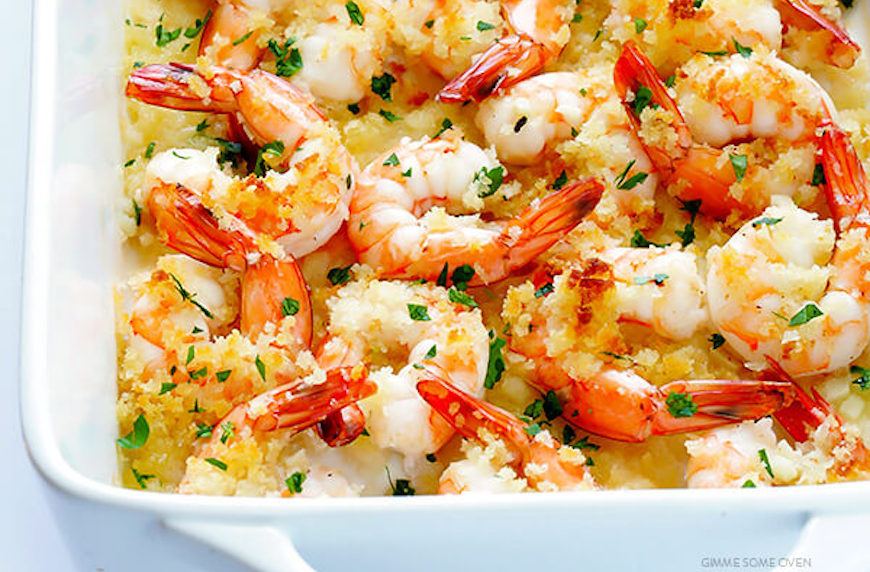 healthy fish recipes baked shrimp with garlic