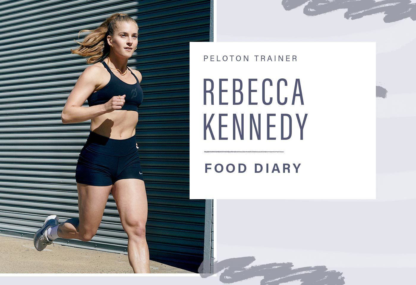 peloton rebecca kennedy food diary