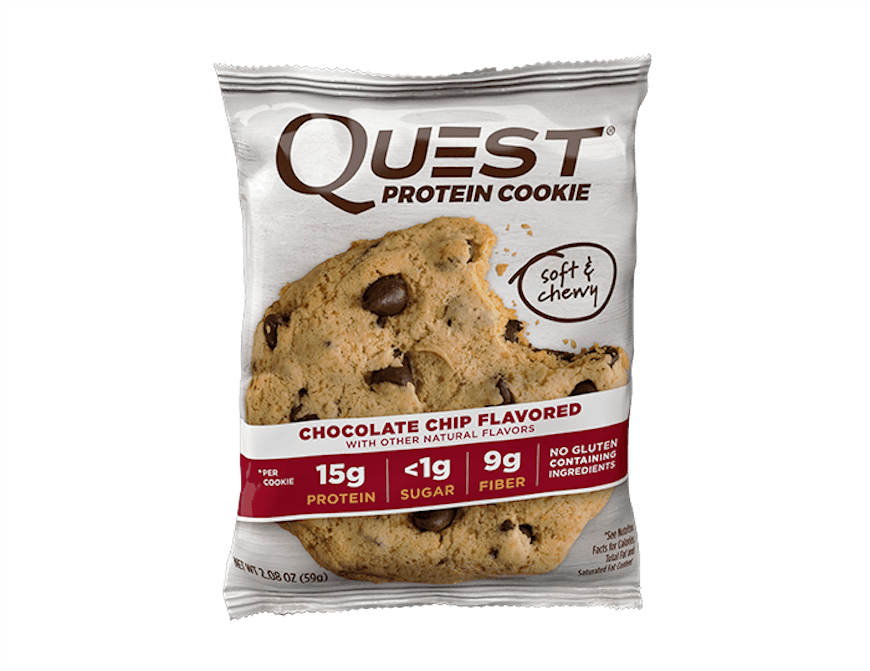 best protein cookie quest nutrition chocolate chip flavored protein cookie