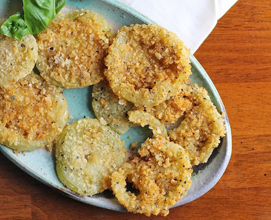 air fryer fried green tomatoes