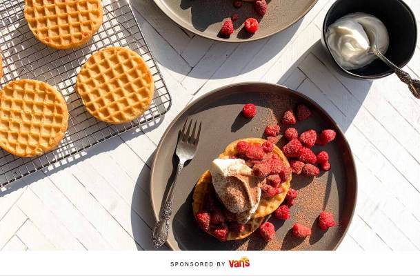 Get Out the Door Faster With This 5-Minute Berry Yogurt Waffle Recipe