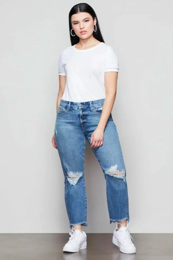 Good American Girlfriend jeans