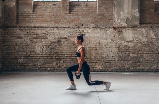 Boost Your Balance *and* Lower Body Strength With the Pendulum Lunge