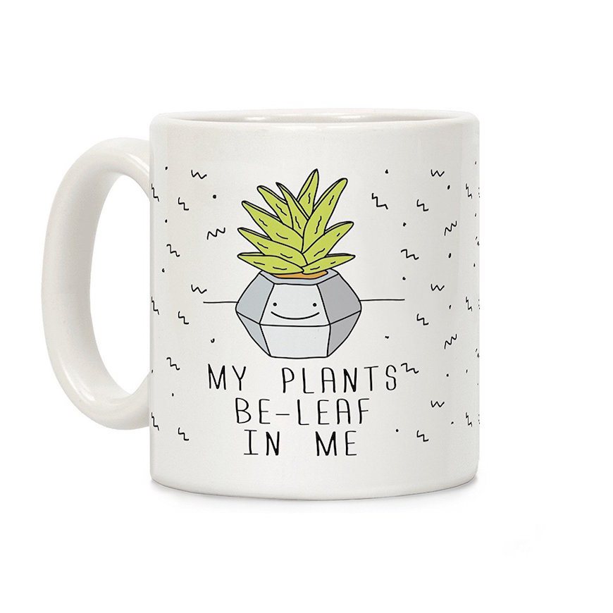 plant lady mug