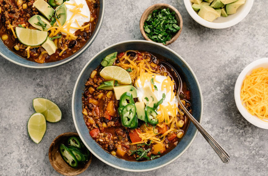 healthy pantry meals chili soup
