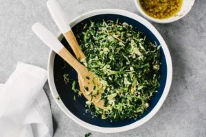 The ‘strip, stack, and roll' method for chopping kale like a professional chef