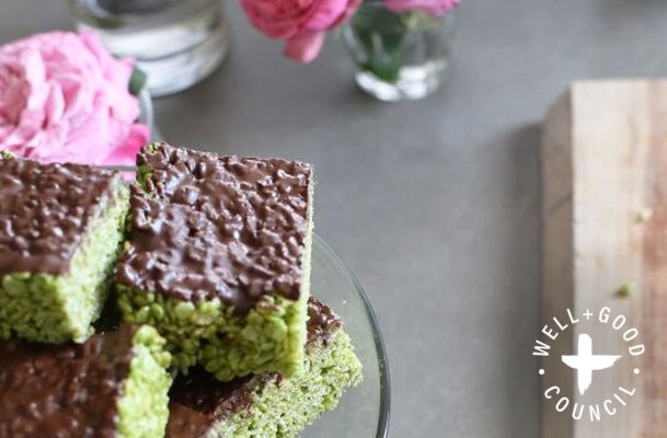 These Matcha Rice Krispies Treats Are Perfect for Valentine's—or Any Day