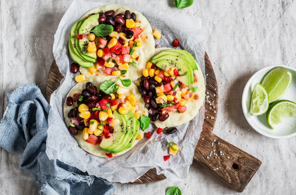 I Simply Can't Eat Enough of These Plant-Based Black Bean Ceviche Tostadas