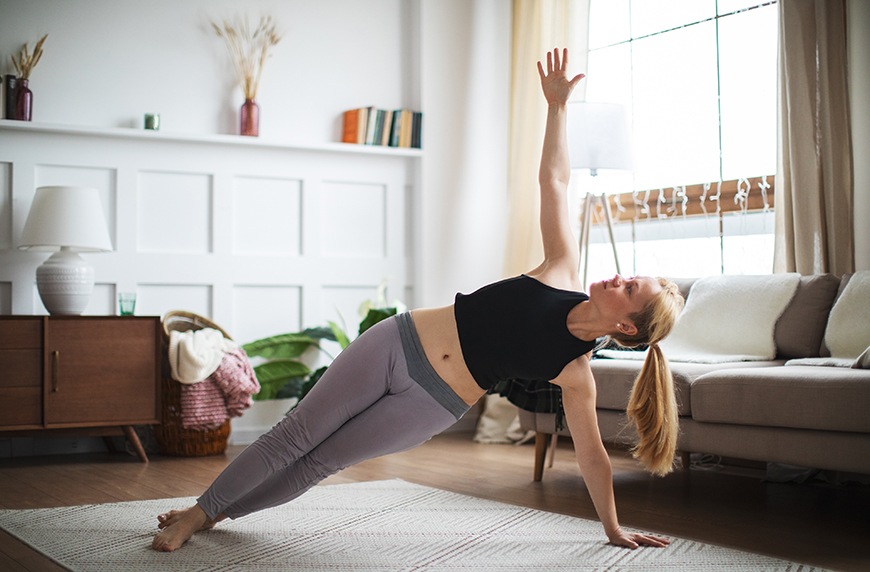 at-home pilates workout