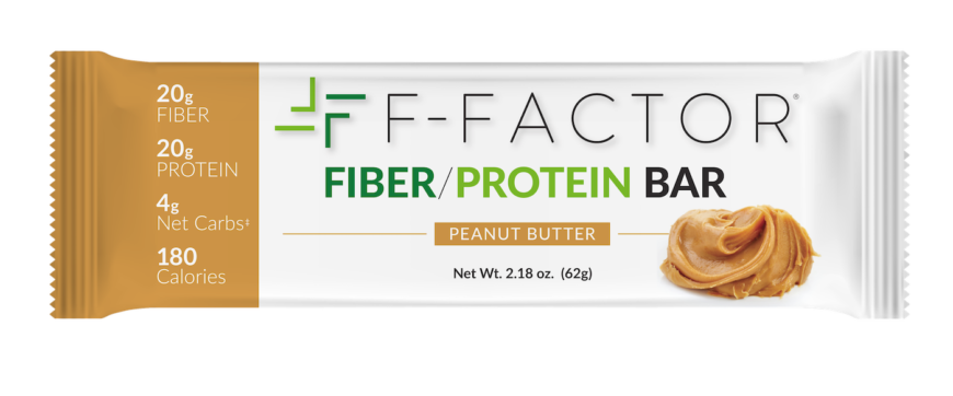 f factor high fiber peanut butter protein bar