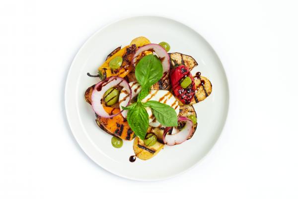 cookunity grilled veggies with burrata