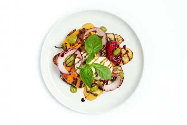 cookunity grilled veggies with burrata