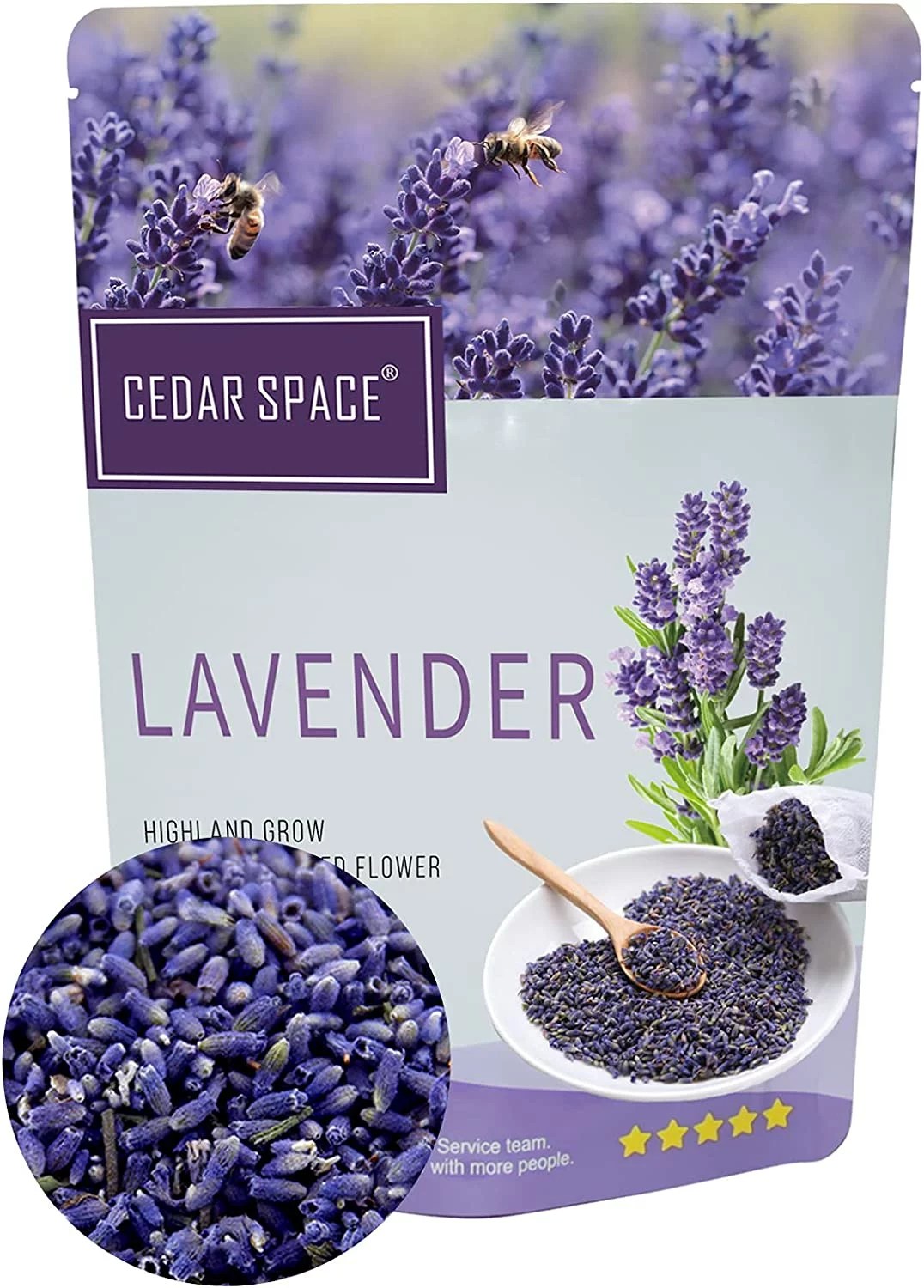 Cedar Space Dried Lavender Flowers