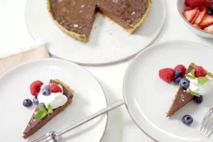 Chocolate-lovers, rejoice: This delicious, gluten-free tart can be enjoyed by almost anyone