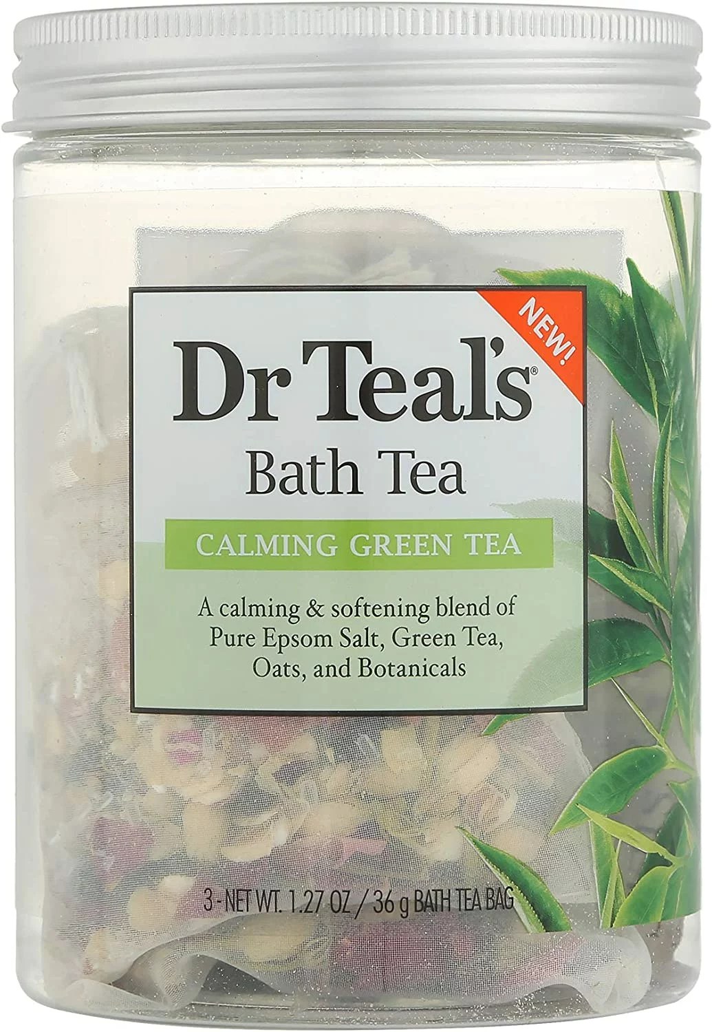 Dr Teal's Green Tea Bath Soaks, pack of 3
