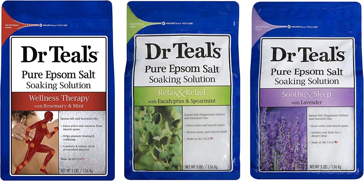 Dr. Teal's Epsom Salt Trio, one of the best things to put in your bath
