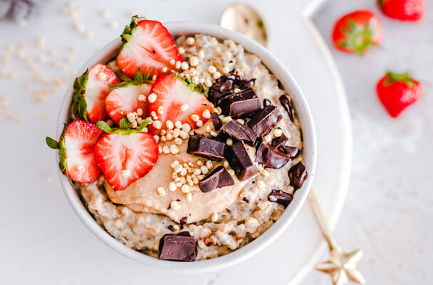 This Whipped Chocolate Peanut Butter Oatmeal Recipe Is Just the Right Amount of 'Too Much'