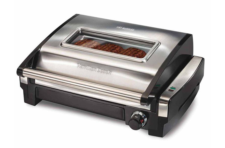 HAMILTON BEACH 25361 SEARING GRILL WITH LID WINDOW, best compact grills