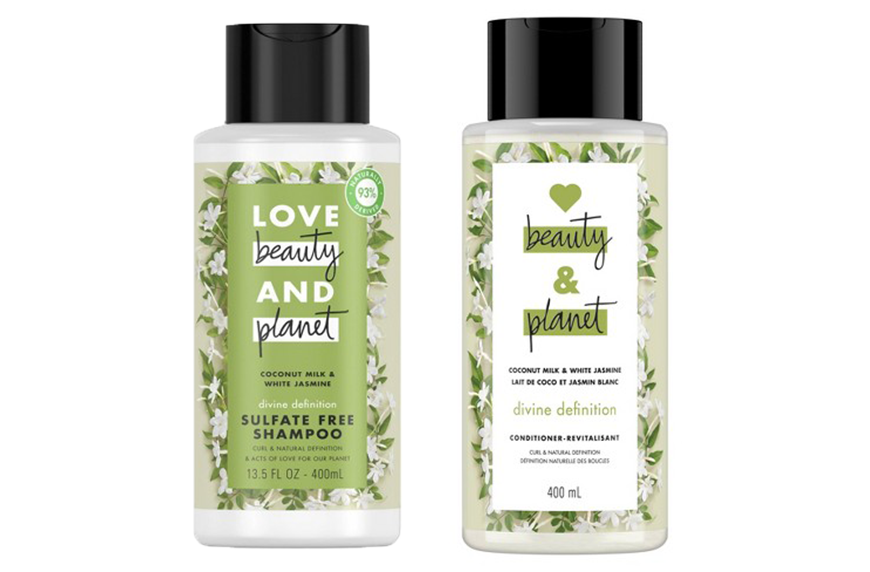 Love Beauty + Planet Coconut Milk & White Jasmine Shampoo and Conditioner